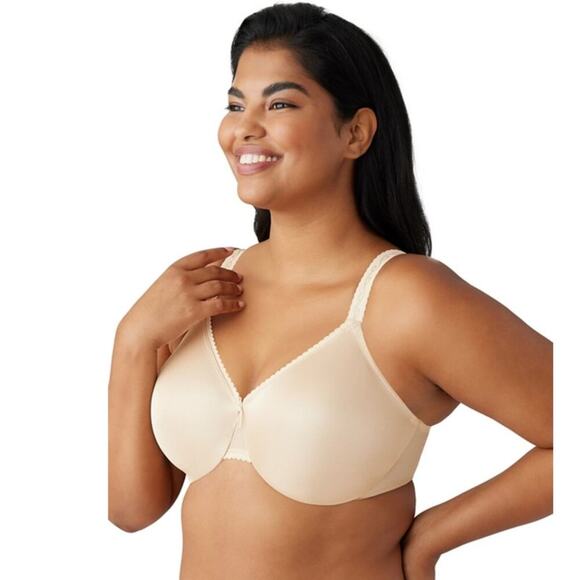 Wacoal Women Simple Shaping Underwire Comfort Minimizer Bra Size 40C Beige NWOT - Picture 1 of 9